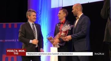Nejlepšími sportovci okresu Hodonín jsou Sasínek a Vacenovská
