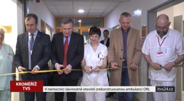 V nemocnici slavnostně otevřeli zrekonstruovanou ambulanci ORL
