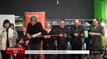 Ve městě vznikla sociálně terapeutická dílna