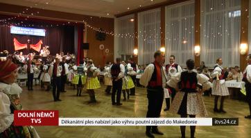 Děkanátní ples nabízel jako výhru poutní zájezd do Makedonie