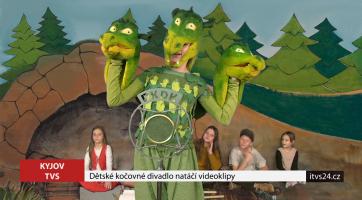 Dětské kočovné divadlo natáčí videoklipy