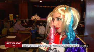 Dětský karneval v Kulturním domě ovládli malí i velcí superhrdinové