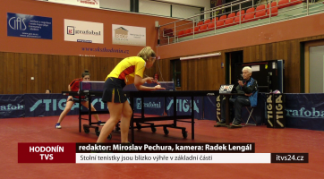 Stolní tenistky jsou blízko výhře v základní části