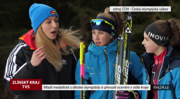 Mladí medailisté z dětské olympiády si převzali ocenění v sídle kraje