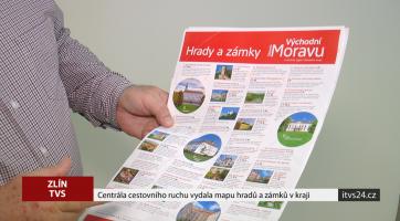 Centrála cestovního ruchu vydala mapu hradů a zámků v kraji