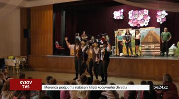 Merenda podpořila natáčení klipů kočovného divadla