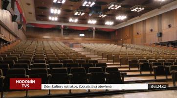 Dům kultury ruší akce. Zoo zůstává otevřená