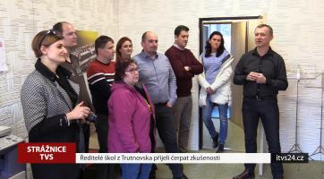 Ředitelé škol z Trutnovska přijeli čerpat zkušenosti