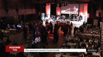 Ples sportovců navštívil Tomáš Dvořák