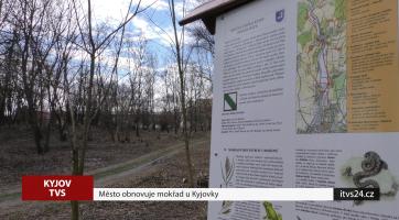 Město obnovuje mokřad u Kyjovky
