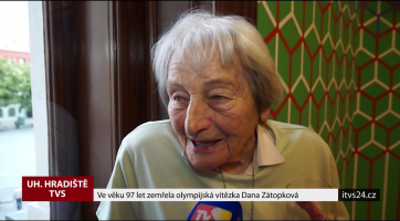 Ve věku 97 let zemřela olympijská vítězka Dana Zátopková