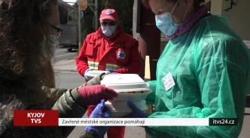 Zavřené městské organizace pomáhají