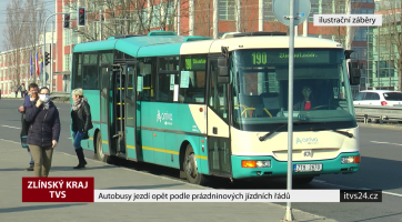 Autobusy jezdí opět podle prázdninových jízdních řádů