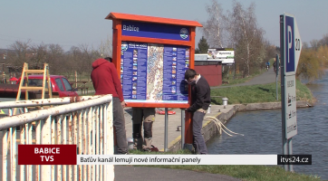 Baťův kanál lemují nové informační kanály