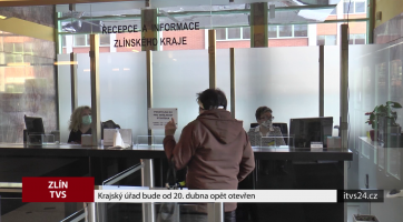 Krajský úřad bude od 20. dubna opět otevřen