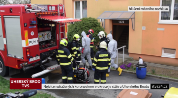 Nejvíce nakažených koronavirem v okrese je stále z Uherského Brodu