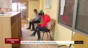 Městský úřad bude od 20. dubna opět otevřen