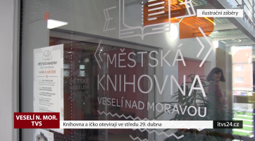 Knihovna a íčko otevírají ve středu 29. dubna