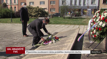 Připomínka osvobození města proběhla v komorním duchu