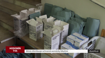 Město distribuuje ochranné pomůcky lékařům