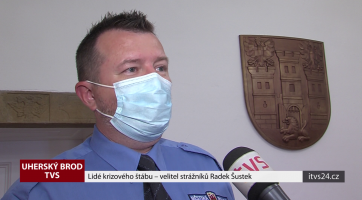 Lidé krizového štábu - velitel strážníků Radek Šustek