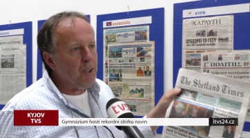 Gymnázium hostí rekordní sbírku novin