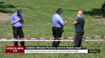 Při výkopových pracích našli munici z druhé světové války