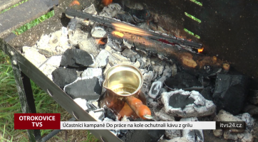 Účastníci kampaně Do práce na kole ochutnali kávu z grilu