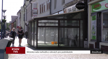 Městská rada rozhodla o úlevách pro podnikatele