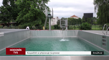 Hodonínské koupaliště se připravuje na provoz