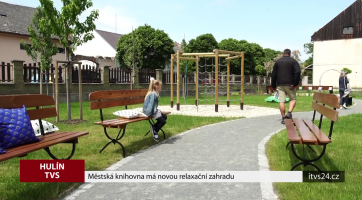 Městská knihovna má novou relaxační zahradu