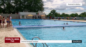 Ve Veselí začíná koupací sezóna