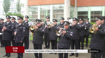 Hudba Hradní stráže a Policie ČR poděkovala složkám IZS