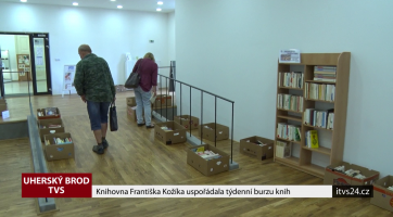 Knihovna Františka Kožíka uspořádala týdenní burzu knih