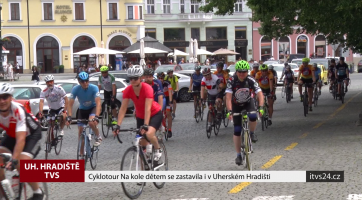 Cyklotour Na kole dětem se zastavila i v Uherském Hradišti
