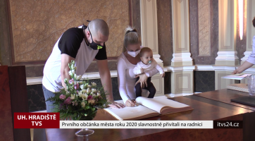 Prvního občánka města roku 2020 slavnostně přivítali na radnici