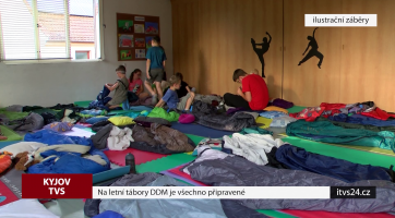 Na letní tábory DDM je vše připravené