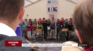 Svátek hudby doprovodil vyhlášení soutěže Do práce na kole