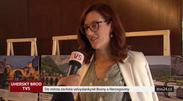 Do města zavítala velvyslankyně Bosny a Hercegoviny