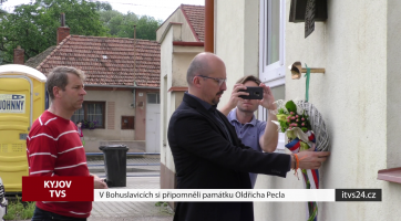 V Bohuslavicích si připomněli památku Oldřicha Pecla