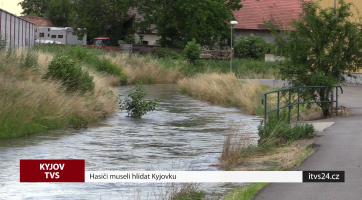 Hasiči museli hlídat Kyjovku