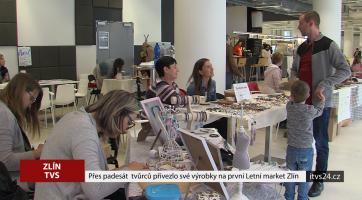 Přes padesát  tvůrců přivezlo své výrobky na první Letní market Zlín