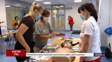 Preventivní akce Vsetínské nemocnice radila s první pomocí