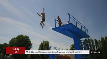 Místní koupaliště umožňuje kromě plavání také další aktivity