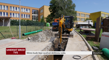 Město bude lépe využívat dešťovou vodu