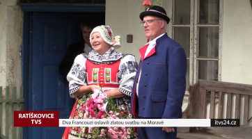 Dva Francouzi oslavili zlatou svatbu na Moravě