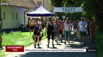 Misijní Klubko pořádalo akci s názvem Během a chůzí proti koroně