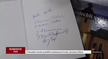V Panském dvoře proběhlo představení knihy Jaroslava Šilera