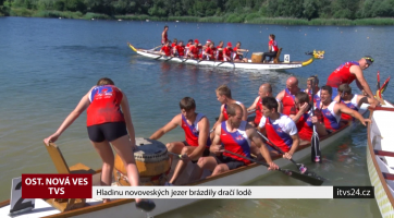 Hladinu novoveských jezer brázdily dračí lodě