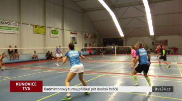 Badmintonový turnaj přilákal pět desítek hráčů